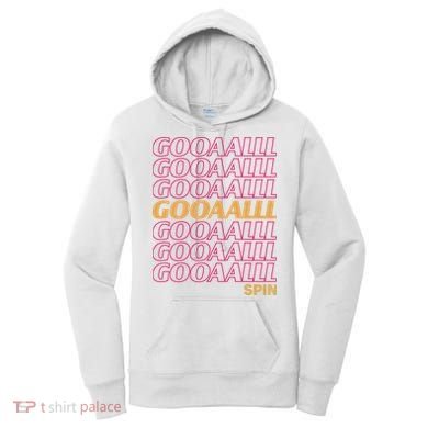 Gooalll Spin Soccer Fan Goal Women's Hoodie
