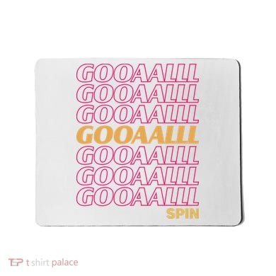Gooalll Spin Soccer Fan Goal Mousepad