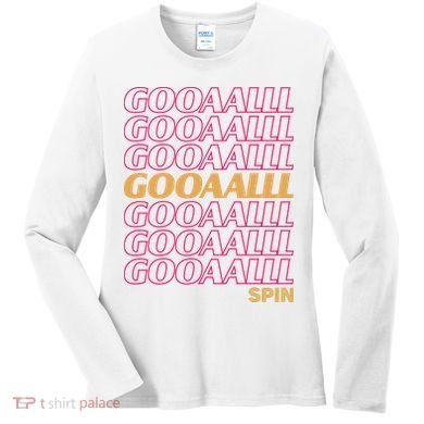 Gooalll Spin Soccer Fan Goal Women's Long Sleeve Shirt