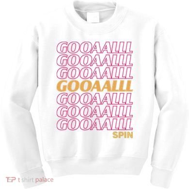 Gooalll Spin Soccer Fan Goal Kids Sweatshirt
