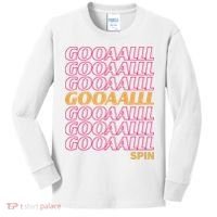 Gooalll Spin Soccer Fan Goal Kids Long Sleeve Shirt thumb 0