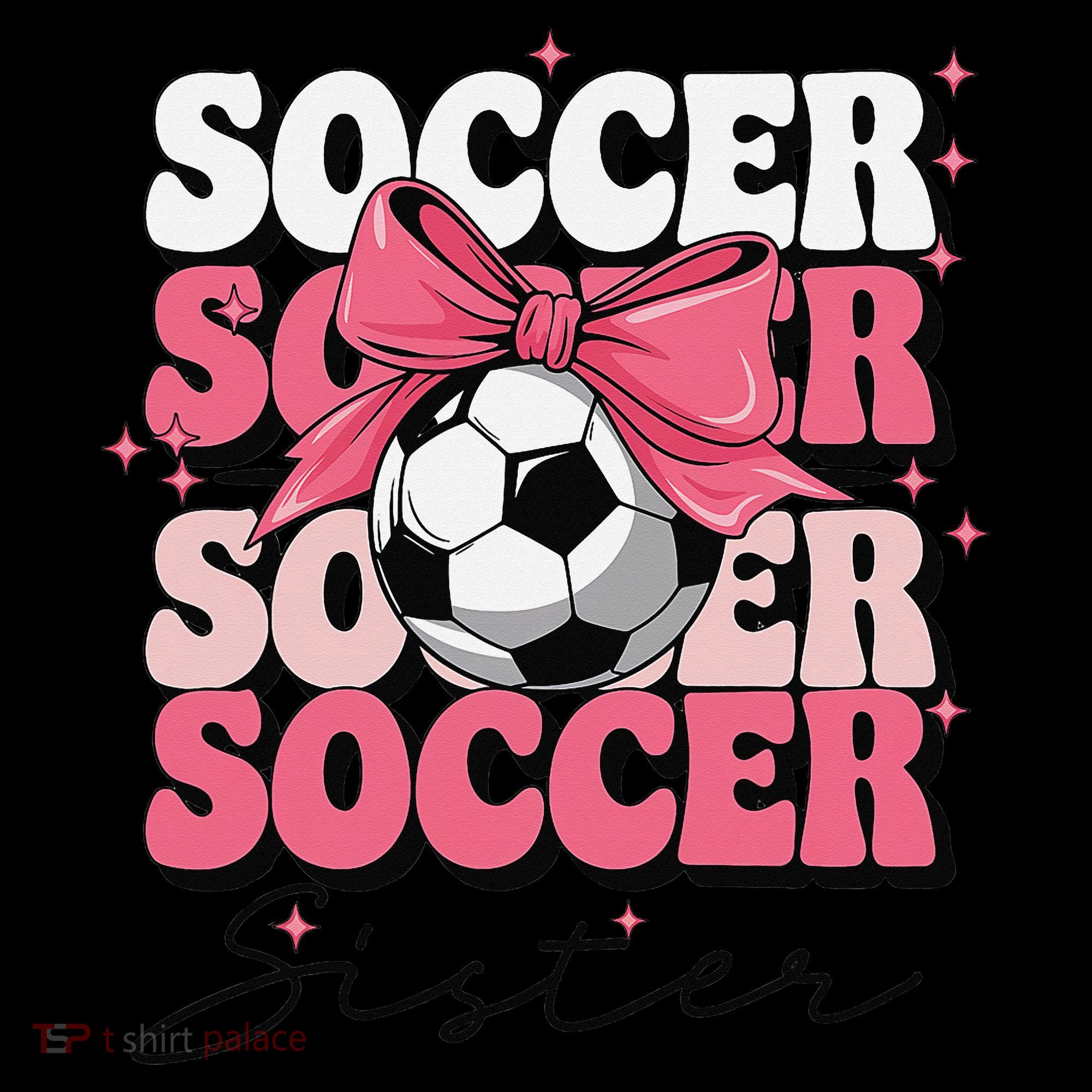 Groovy Soccer Sister Coquette Bow Soccer Gift Coffee Mug