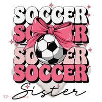 Groovy Soccer Sister Coquette Bow Soccer Gift Ceramic Ornament thumb 2