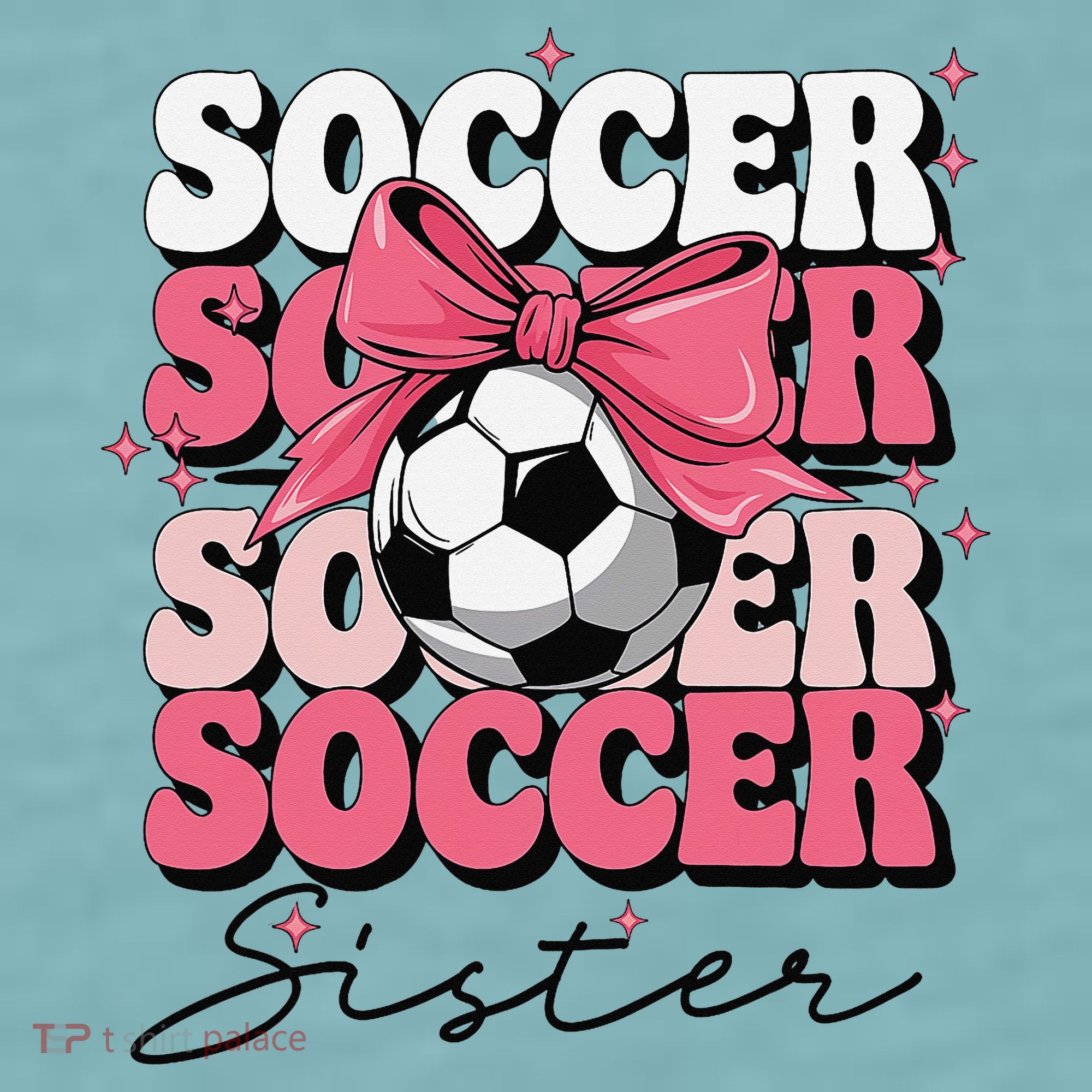 Groovy Soccer Sister Coquette Bow Soccer Gift Sueded Cloud Jersey T-Shirt