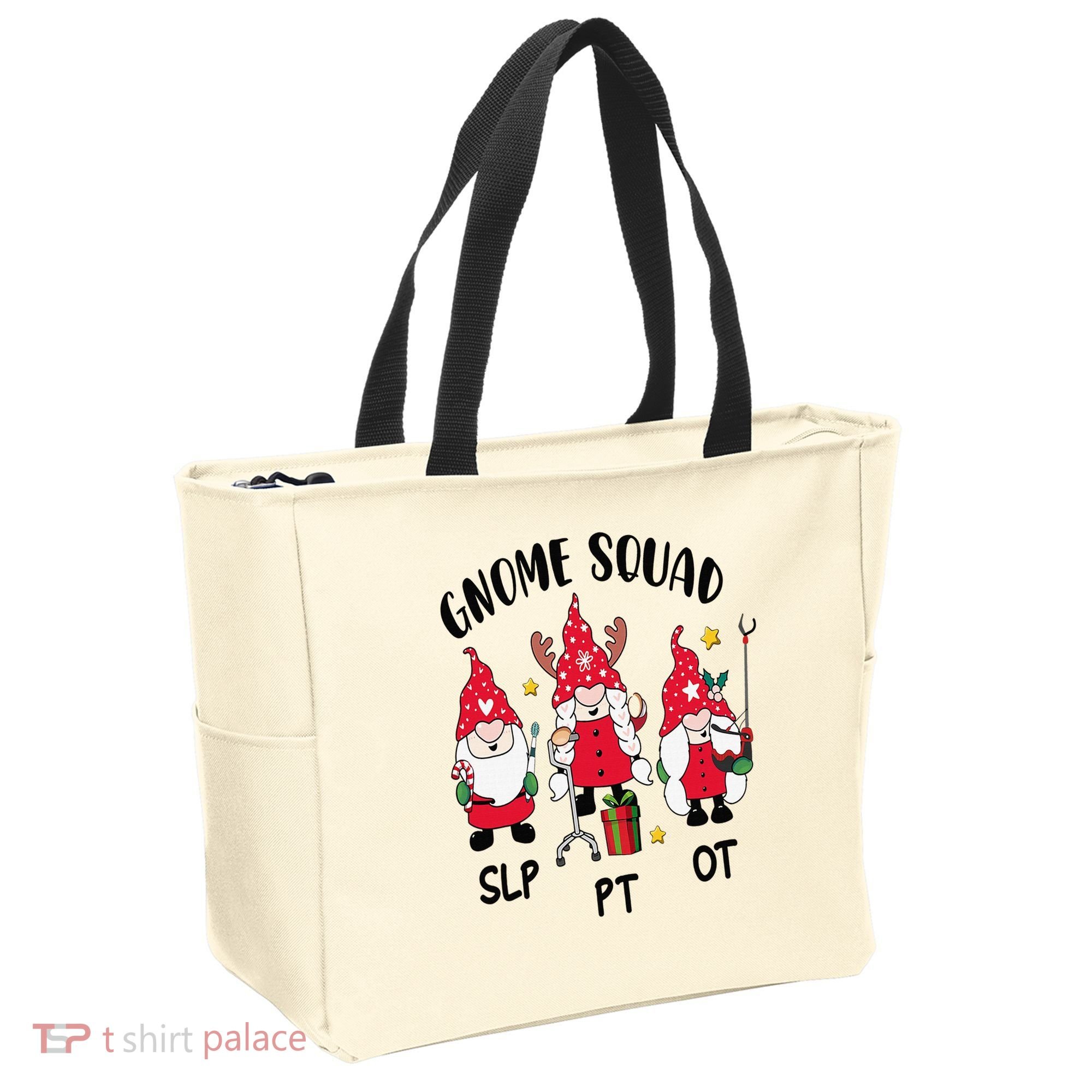 Gnome Squad SLP OT PT Christmas Team Occupational Therapist Tote Bag