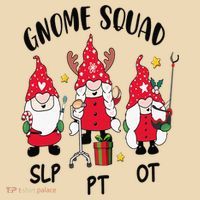 Gnome Squad SLP OT PT Christmas Team Occupational Therapist Tote Bag thumb 4