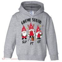 Gnome Squad SLP OT PT Christmas Team Occupational Therapist Toddler Hoodie thumb 0