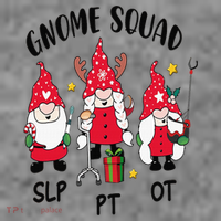 Gnome Squad SLP OT PT Christmas Team Occupational Therapist Toddler Hoodie thumb 2
