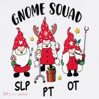 Gnome Squad SLP OT PT Christmas Team Occupational Therapist Apron thumb 3