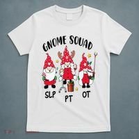 Gnome Squad SLP OT PT Christmas Team Occupational Therapist T-Shirt thumb 5