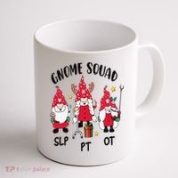 Gnome Squad SLP OT PT Christmas Team Occupational Therapist Coffee Mug thumb 1