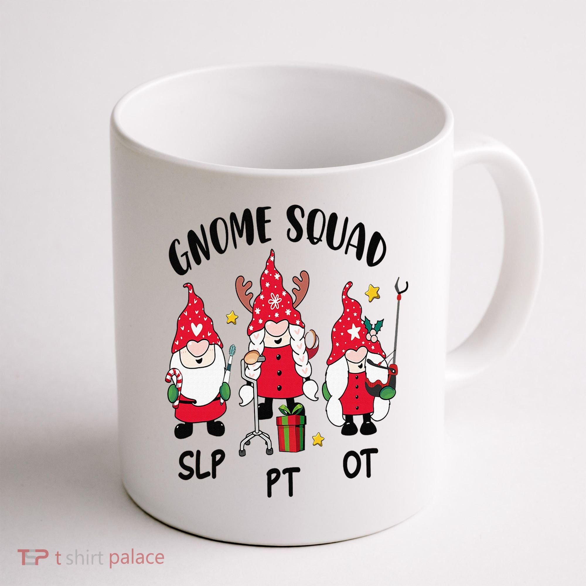 Gnome Squad SLP OT PT Christmas Team Occupational Therapist Coffee Mug
