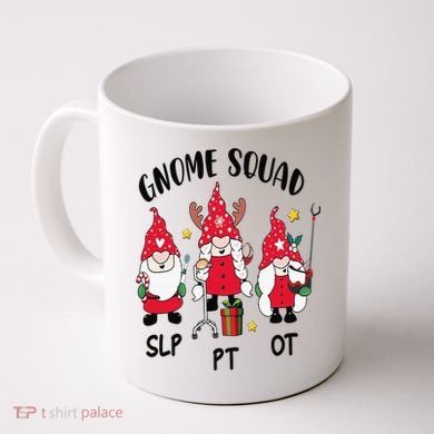 Gnome Squad SLP OT PT Christmas Team Occupational Therapist Coffee Mug