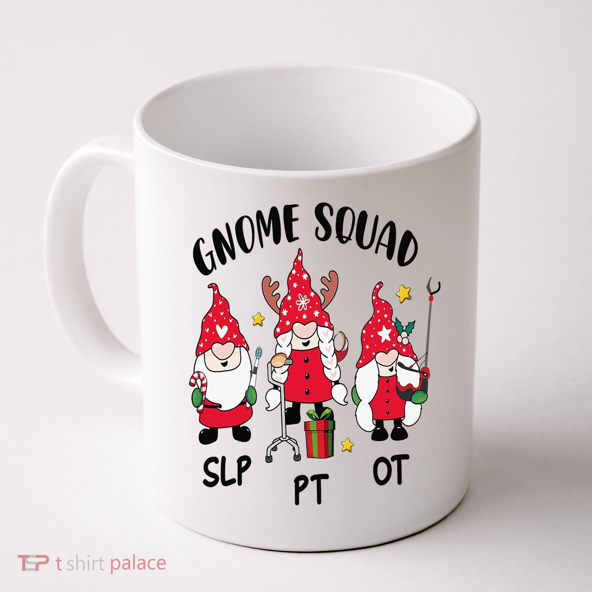Gnome Squad SLP OT PT Christmas Team Occupational Therapist Coffee Mug