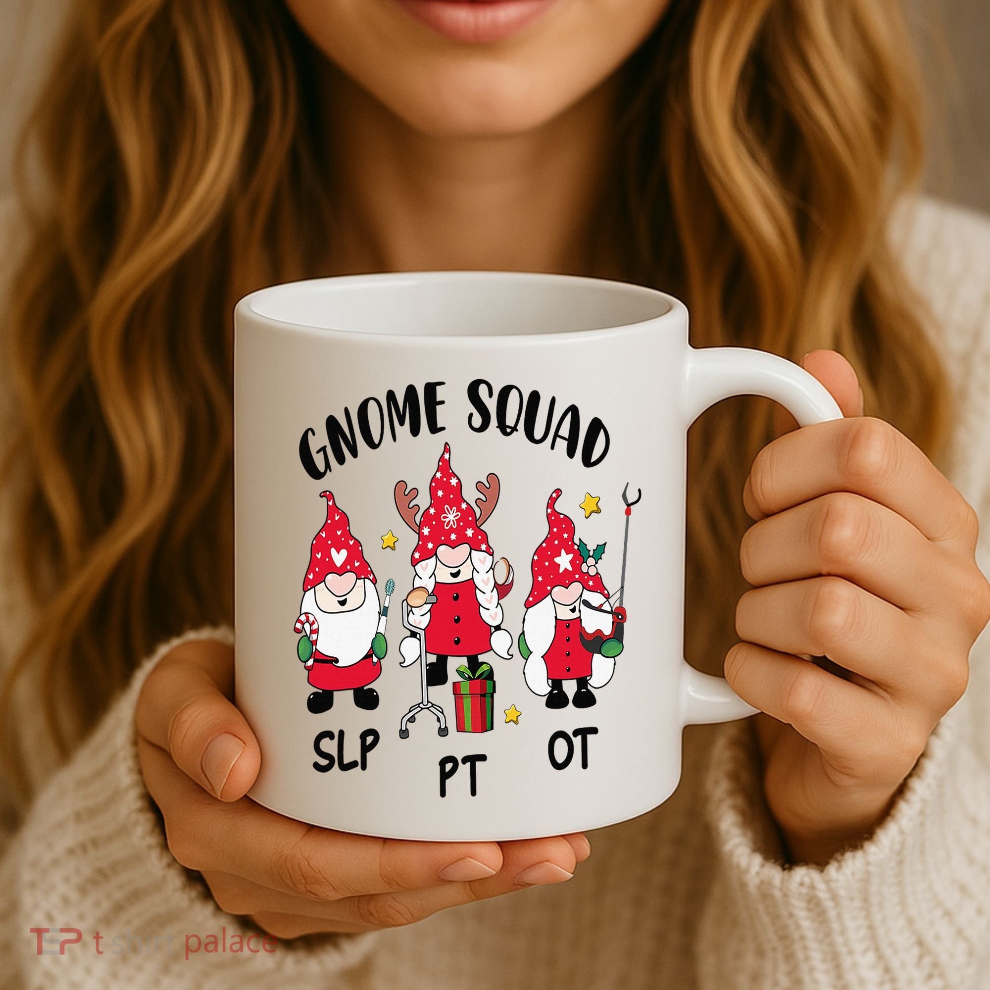 Gnome Squad SLP OT PT Christmas Team Occupational Therapist Coffee Mug