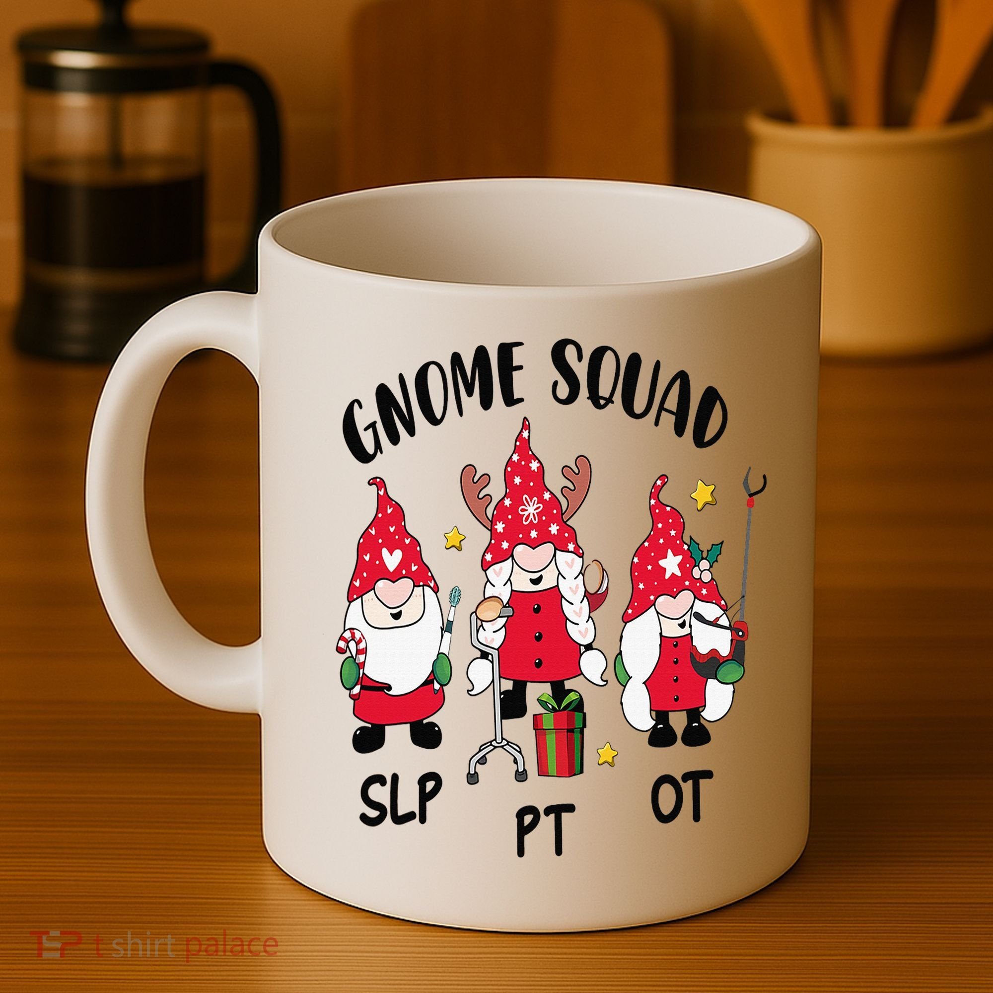 Gnome Squad SLP OT PT Christmas Team Occupational Therapist Coffee Mug