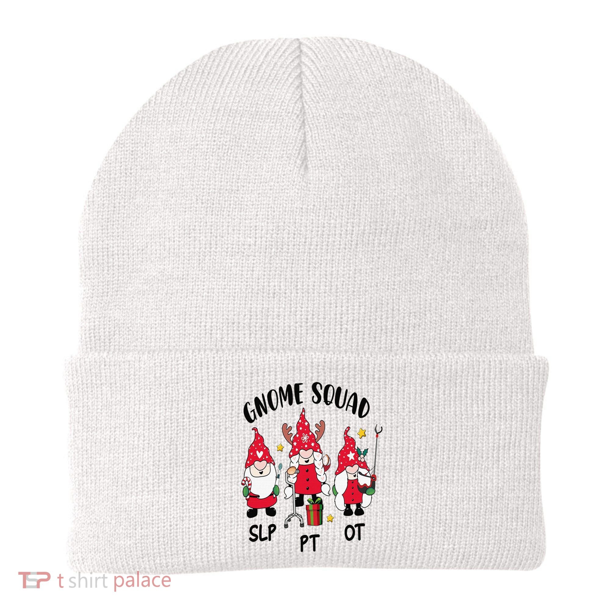 Gnome Squad SLP OT PT Christmas Team Occupational Therapist Beanie