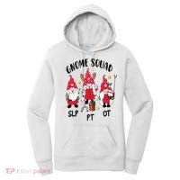 Gnome Squad SLP OT PT Christmas Team Occupational Therapist Women's Hoodie thumb 0