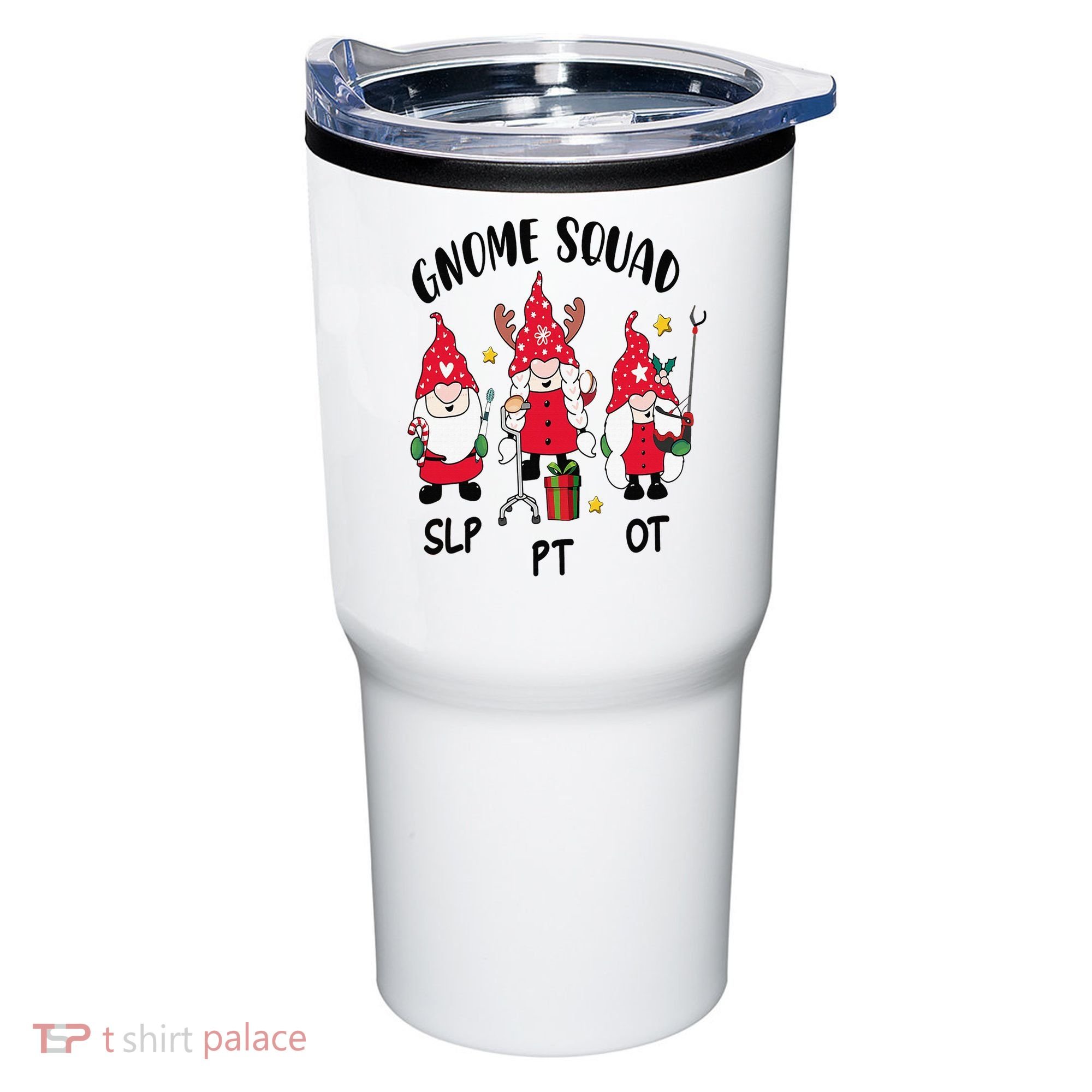 Gnome Squad SLP OT PT Christmas Team Occupational Therapist Tumbler