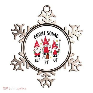 Gnome Squad SLP OT PT Christmas Team Occupational Therapist Ornament