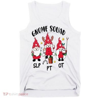 Gnome Squad SLP OT PT Christmas Team Occupational Therapist Tank Top