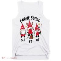 Gnome Squad SLP OT PT Christmas Team Occupational Therapist Tank Top thumb 0