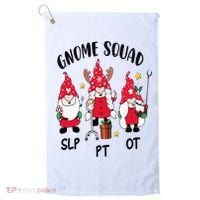 Gnome Squad SLP OT PT Christmas Team Occupational Therapist Golf Towel thumb 0
