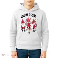 Gnome Squad SLP OT PT Christmas Team Occupational Therapist Kids Hoodie thumb 4