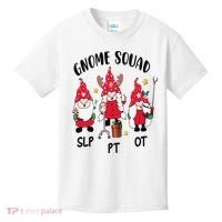 Gnome Squad SLP OT PT Christmas Team Occupational Therapist Kids T-Shirt thumb 0