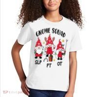 Gnome Squad SLP OT PT Christmas Team Occupational Therapist Kids T-Shirt thumb 2