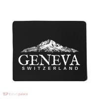 Geneva Switzerland  Swiss Alps Mountain Mousepad thumb 0