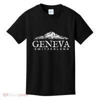 Geneva Switzerland  Swiss Alps Mountain Kids T-Shirt thumb 0