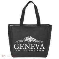 Geneva Switzerland  Swiss Alps Mountain Tote Bag thumb 0