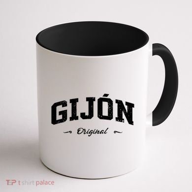 Gijón Spain Sport Souvenir Design Great Gift Coffee Mug back