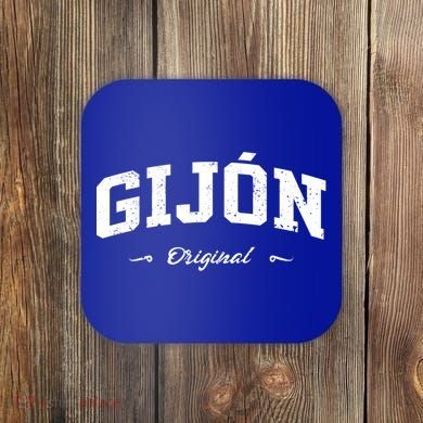 Gijón Spain Sport Souvenir Design Great Gift Coaster