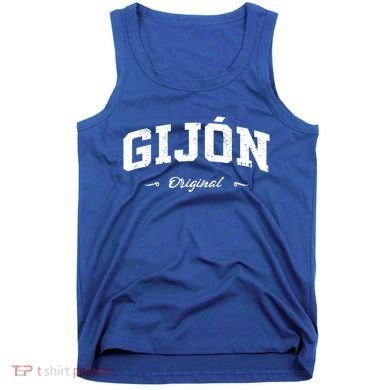 Gijón Spain Sport Souvenir Design Great Gift Tank Top