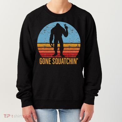  Gone Squatchin Sasquatch Peace Women's Sweatshirt