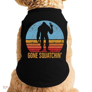  Gone Squatchin Sasquatch Peace Doggie Tank