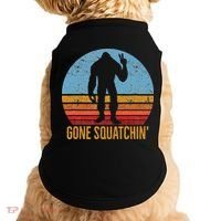  Gone Squatchin Sasquatch Peace Doggie Tank thumb 0