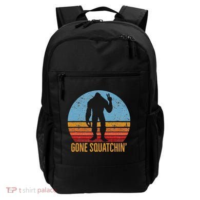  Gone Squatchin Sasquatch Peace Backpack