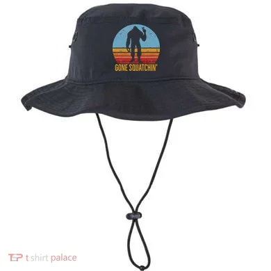  Gone Squatchin Sasquatch Peace Bucket Hat