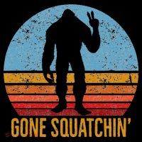  Gone Squatchin Sasquatch Peace Bucket Hat thumb 4