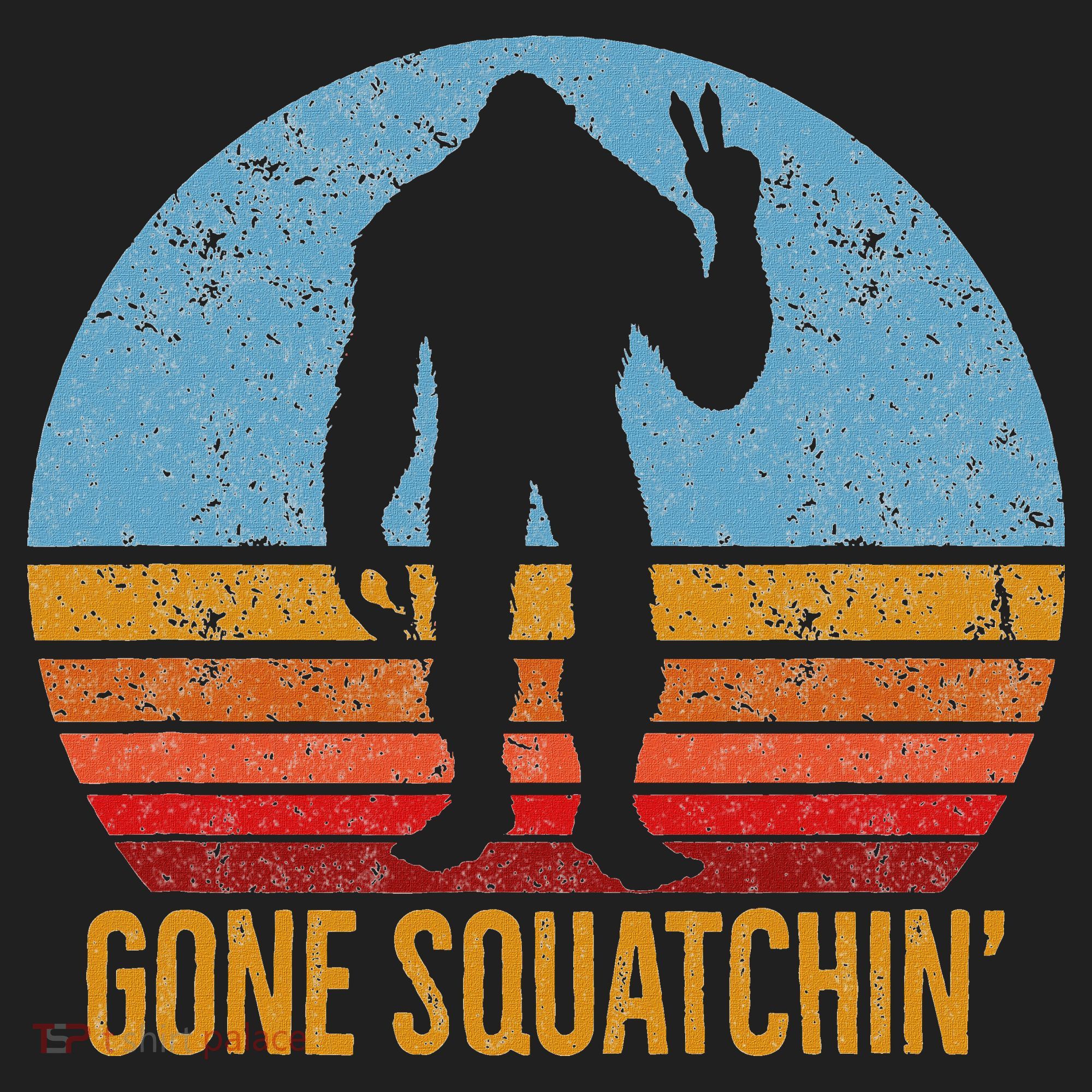  Gone Squatchin Sasquatch Peace Beanie