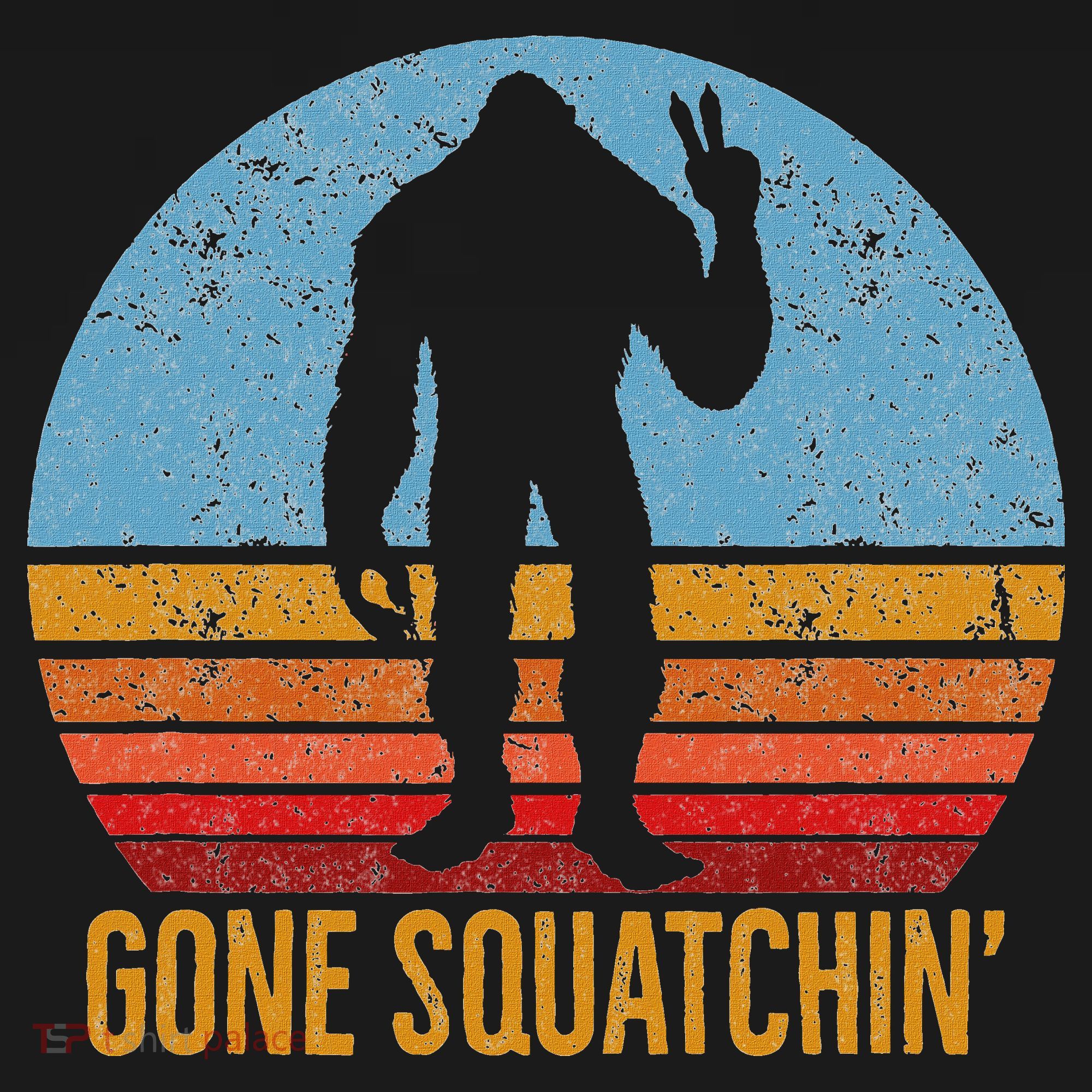  Gone Squatchin Sasquatch Peace Pajama Set