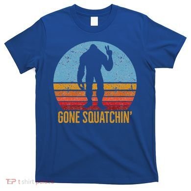  Gone Squatchin Sasquatch Peace T-Shirt