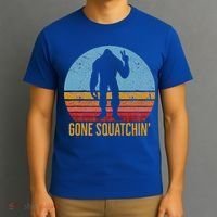  Gone Squatchin Sasquatch Peace T-Shirt thumb 3