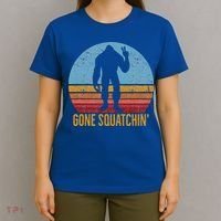  Gone Squatchin Sasquatch Peace T-Shirt thumb 4