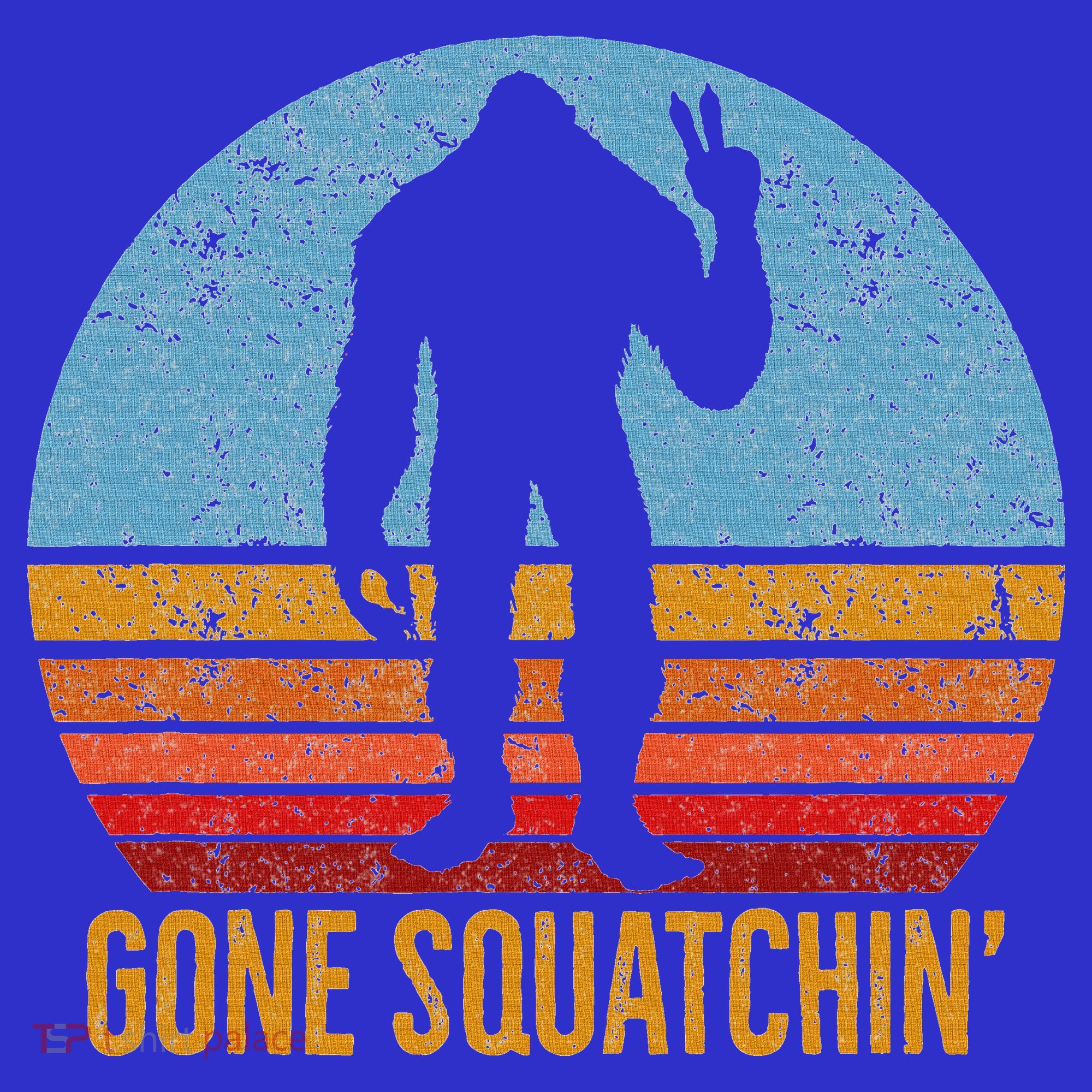  Gone Squatchin Sasquatch Peace Coaster