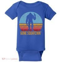  Gone Squatchin Sasquatch Peace Baby Bodysuit thumb 0