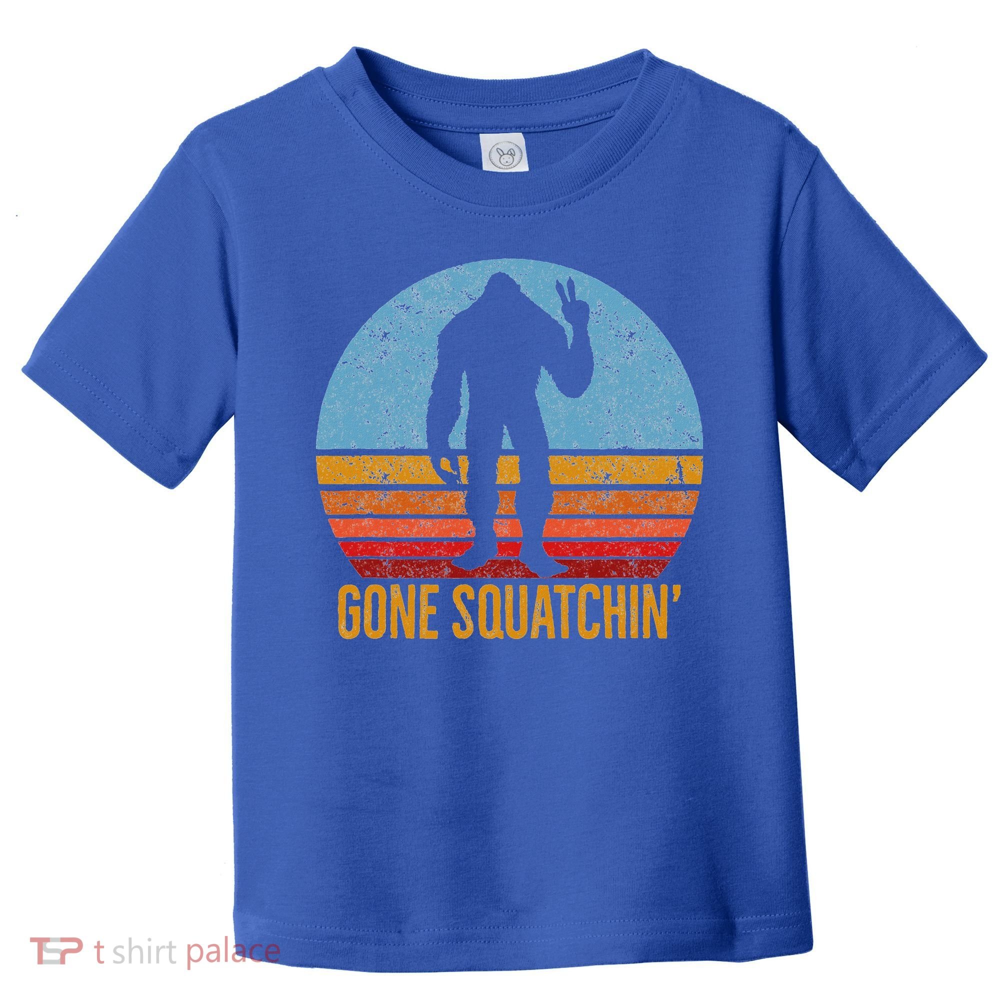  Gone Squatchin Sasquatch Peace Toddler T-Shirt